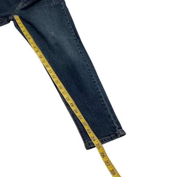 CT Jeans Skinny Stretch Mid Rise Blue Denim Size 2 - Picture 7 of 10